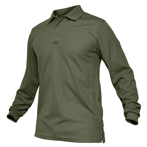 Men Army T Shirts Long Sleeve Military T-Shirts Summer Quick Dry Tactical Combat Tshirts Man Airsoft Hike Tee Shirts